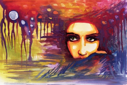 Angstige Vrouw