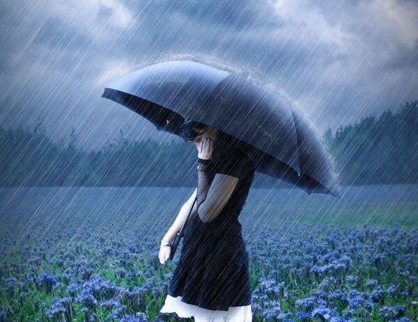 Eenzaam in de Regen