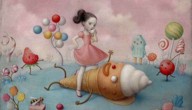 Meisje met Snoep