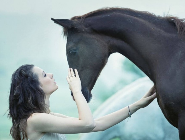 Vrouw en Paard