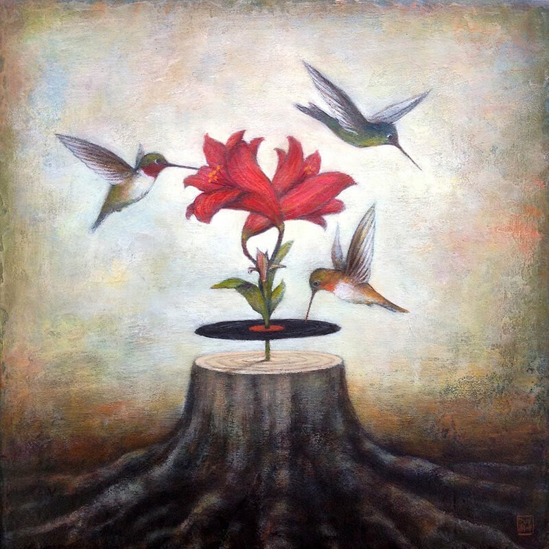 Vogels en Bloemen