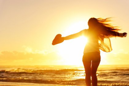 Meisje op Strand