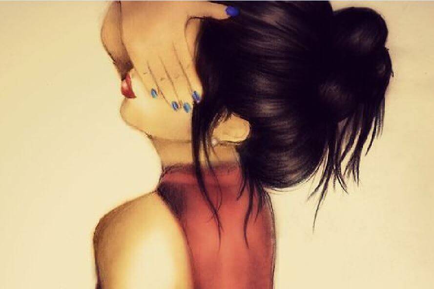 Vrouw met Bedekte Ogen