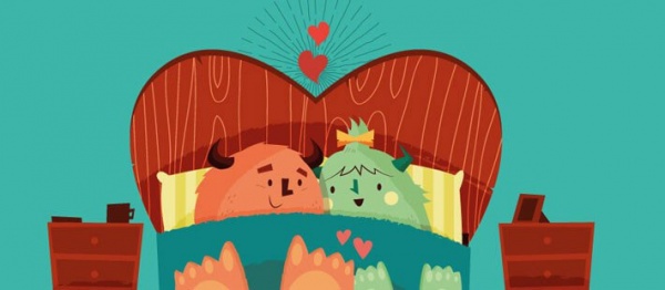 Samen in Bed