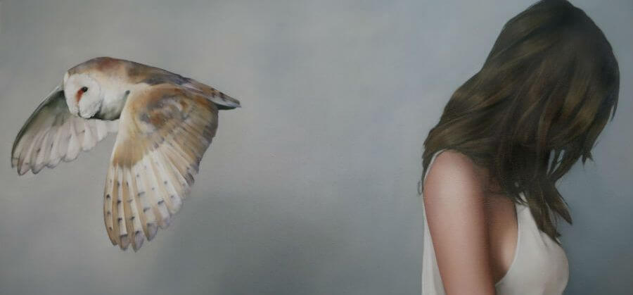 Vrouw en Uil