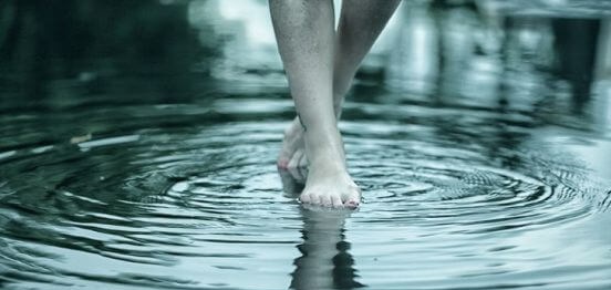 Lopen door het Water