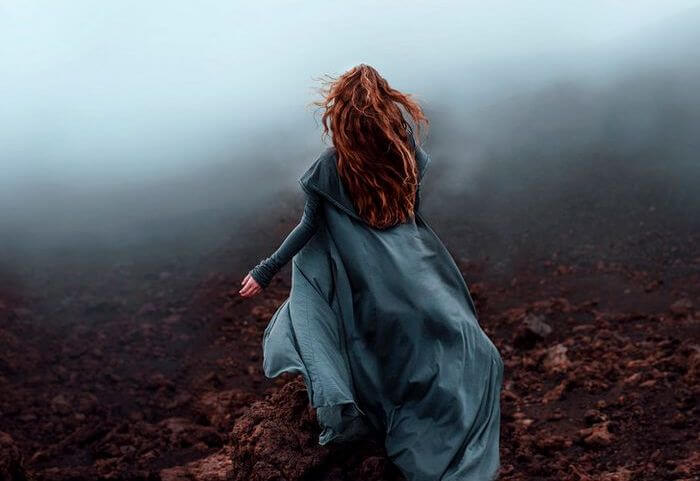 Vrouw in de Mist