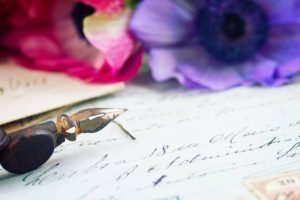 Een brief van een volwassen vrouw