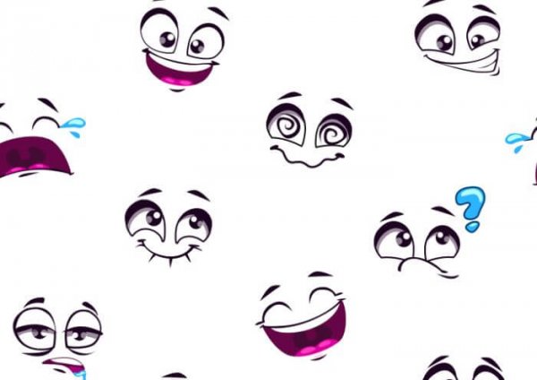 Witte Emoticons