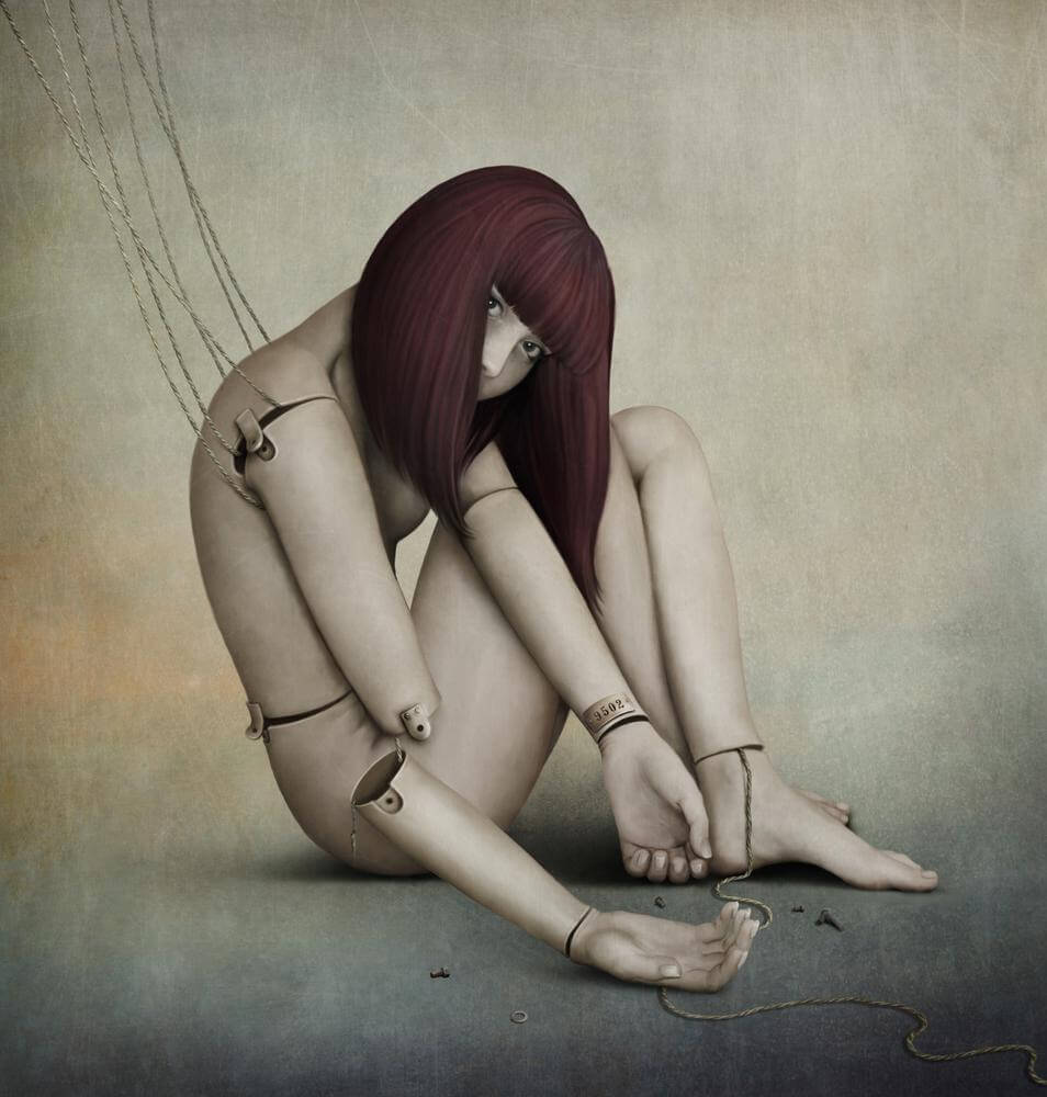 Een Gebroken Pop Die Gebroken Is Omdat Ze In Haar Leven Geen Mensen Had Die Tegen Haar Zeiden Wij Houden Van Je Om Wie Je Bent