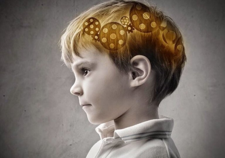 Het Mechanisme In De Hersenen Van Een Kind Dat Lijdt Aan Het Syndroom Van Asperger