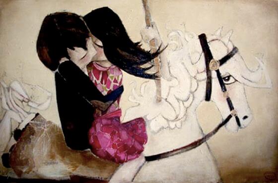 Rebound Relatie: Stel Kust Elkaar Op Paard