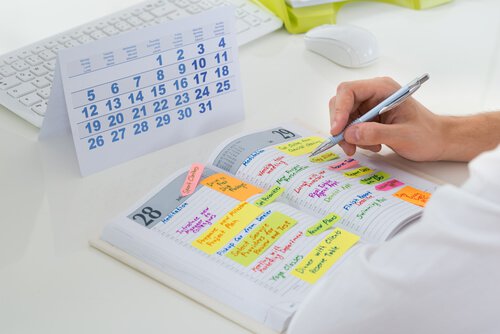 Een Overvolle Agenda Als Symbool Voor De Angst En Stress Die We Ervaren