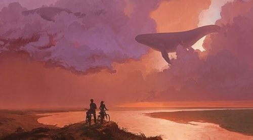 Twee mensen die langs een rivier staan en hun leven met passie leven