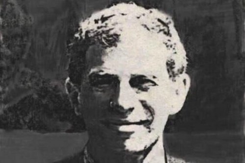 Een foto van een man die misschien wel de meest intelligente man ter wereld is