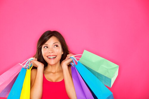 Meisje Dat Lekker Is Wezen Shoppen