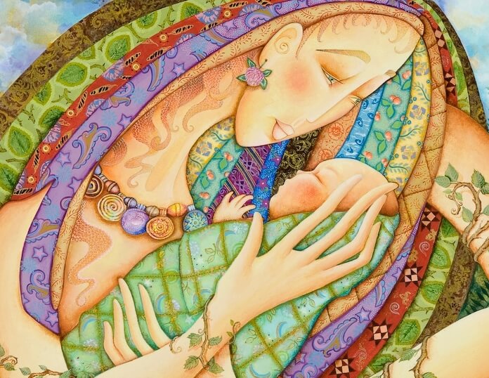 Moeder En Kind Als Voorbeeld Van Dingen Die Ons Laten Groeien Als Mens