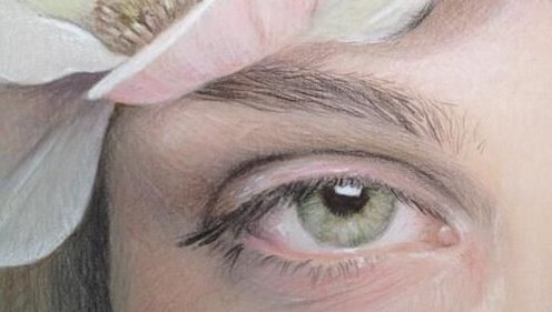 Het groene oog van een meisje dat last heeft van afhankelijke persoonlijkheidsstoornis