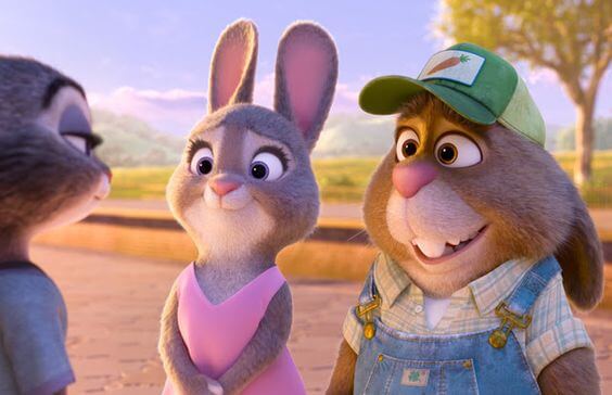 Afbeelding uit de film Zootropolis omdat er veel lessen uit Zootropolis gehaald kunnen worden zoals over persoonlijke groei