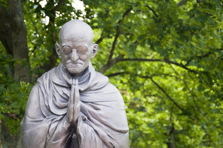 Standbeeld van Gandhi