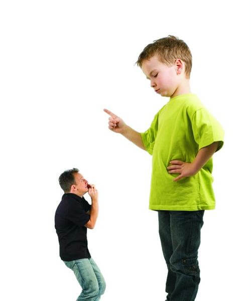 Kind dat duidelijk is opgevoed met een gebrek aan grenzen