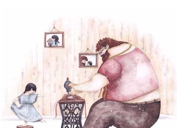 Vader en dochter die ooit een van die moeilijke kinderen kan worden, maar ook dan moeten we lief blijven