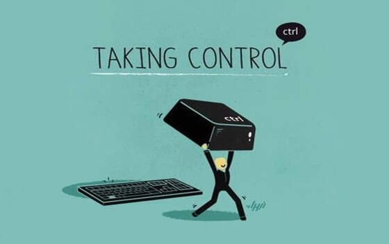 Poppetje die de controle over zijn leven neemt want jezelf nodig hebben is meer dan normaal