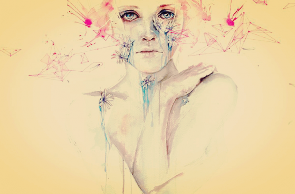 Meisje dat verdrietig is om dat ze heeft besloten om te stoppen met vechten voor haar relatie