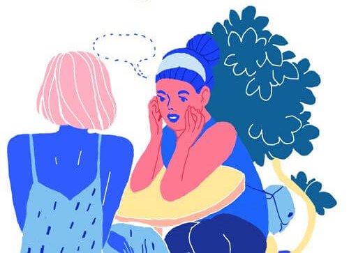 Twee vrouwen die goed kunnen omgaan met complimenten