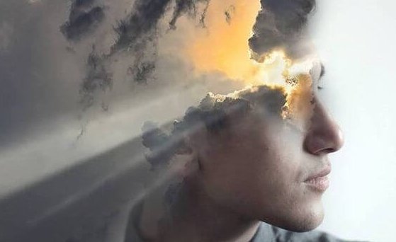 Man die de wereld overdenkt