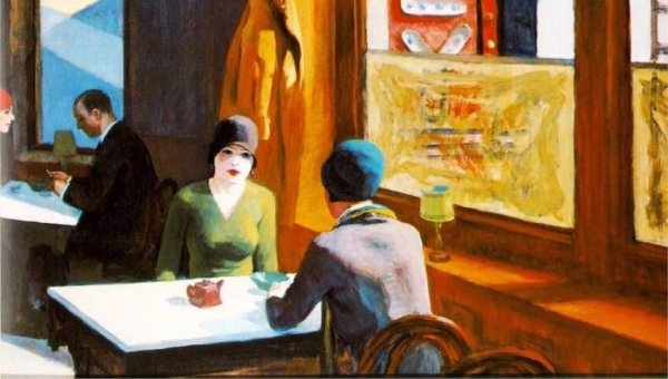 Chop Suey van Edward Hopper