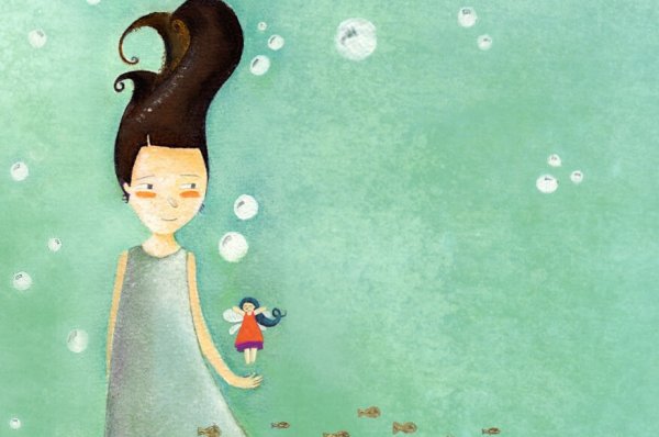 Meisje met een klein elfje