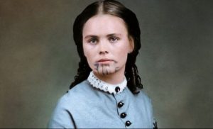 Olive Oatman, de vrouw met de blauwe tattoo