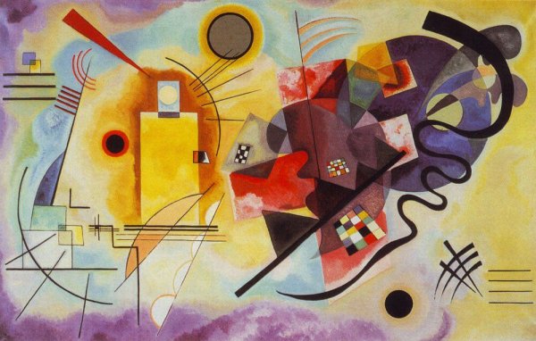 Abstract schilderij