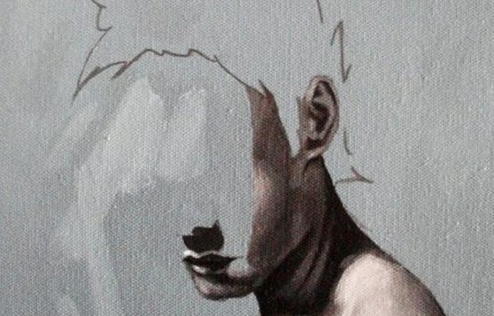 Man met half gezicht wordt beperkt in zijn wensen en verlangens