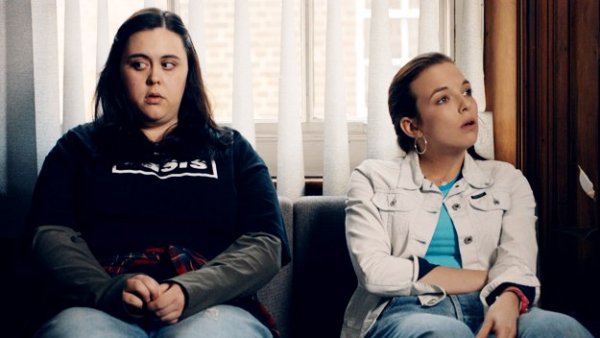 Afbeelding uit My Mad Fat Diary als voorbeeld van verslavende series