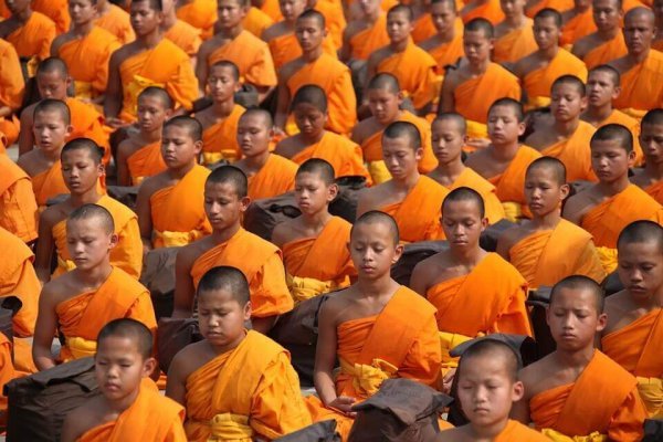 Boeddhistische die elkaars sociale identiteit bepalen