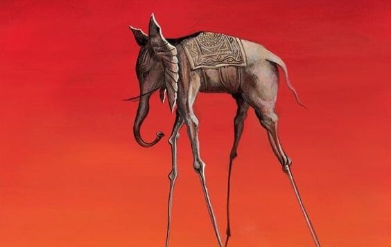 Olifant op stelten van Salvador Dali