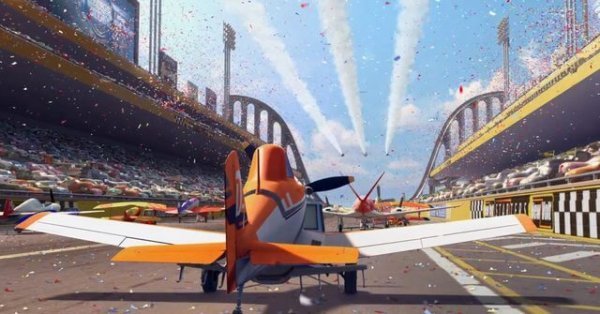 Afbeelding uit de film Planes, een film over overwinnen