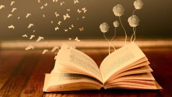 Een open boek, want boeken zijn spiegels