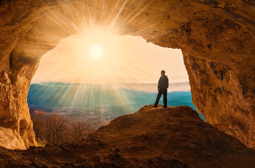 Man in grot: zijn menselijke wezens rationele dieren?