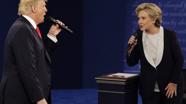 Politici Donald Trump en Hillary Clinton