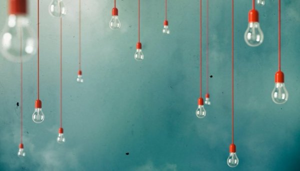 Lampjes representeren creativiteit en innovativiteit