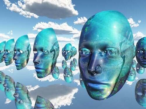 Maskers in de lucht