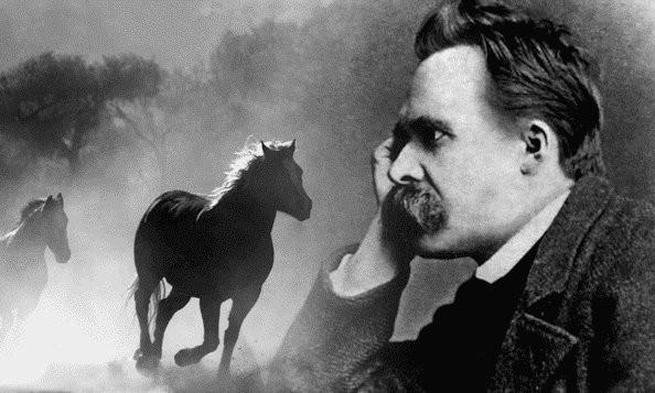Federico Nietzsche en paard