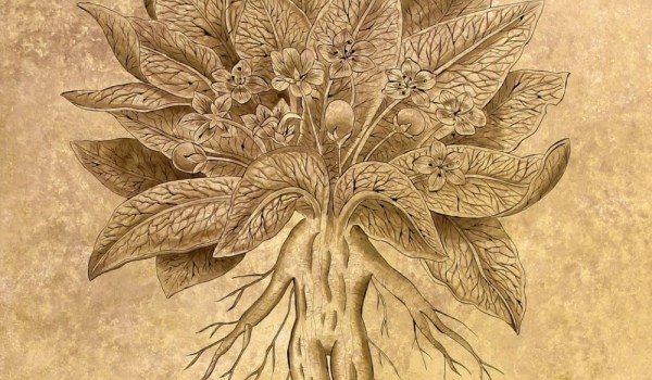 Mandragora plant