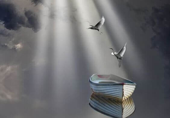 Bootje op stil water