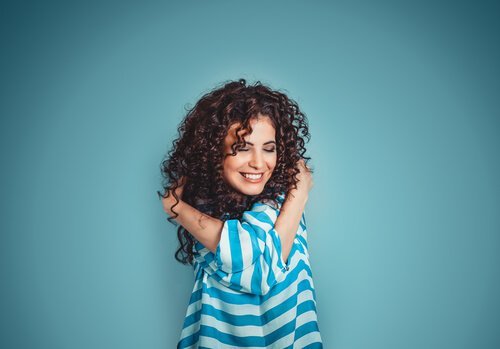 Gelukkige vrouw