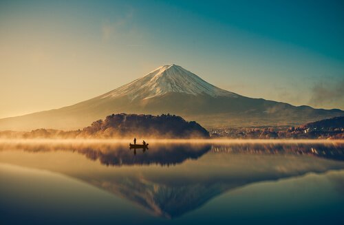De berg Fuji in Japan