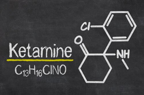 Chemische formule voor Ketamine